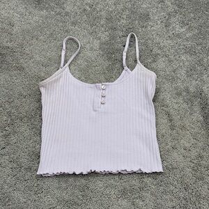 American Eagle Outfitters Light Purple Ribbed Camisole